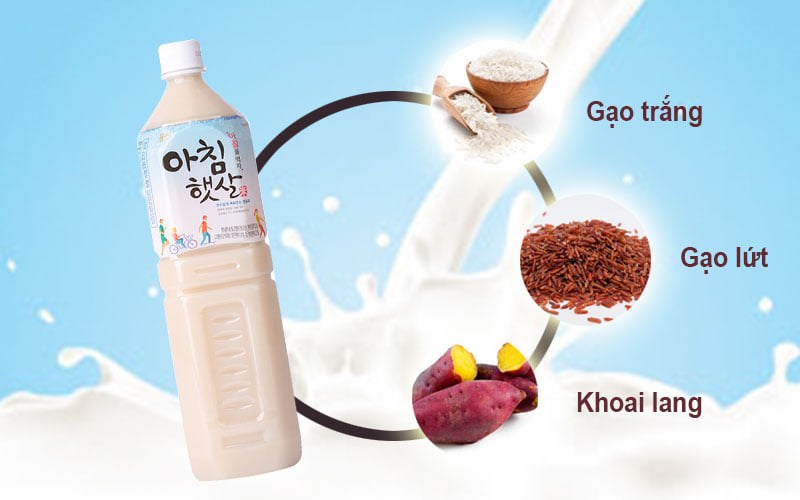 Nước Gạo Rang Hàn Quốc Dr. Chung Chai 1.5L thơm ngon bổ dưỡng