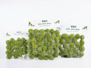 Sấu tươi cạo vỏ cấp đông, túi 500gr