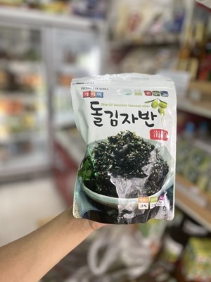 Rong biển trộn cơm Hàn quốc có vừng, dầu oliu, hãng Garimi, gói 70gr