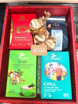 Lẵng quà Tết số 2 - chuyên đề coffee.