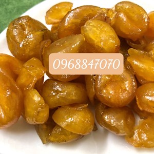 Mứt hồng bì gia truyền dẻo ngon, có tác dụng trị ho.