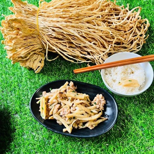 CỦ CẢI KHÔ TIẾN VUA TABFARM , SẤY KHÔ TỰ NHIÊN, TÚI 500GR CÓ HỘP.