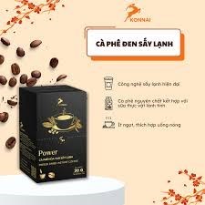 KONNAI CÀ PHÊ ĐEN HÒA TAN SẤY LẠNH