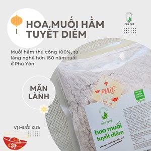 Hoa muối Tuyết diêm loại hảo hạng, gói 900gr.