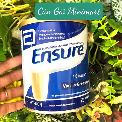 Sữa Ensure Đức hộp 400gr nhập khẩu chính hãng.