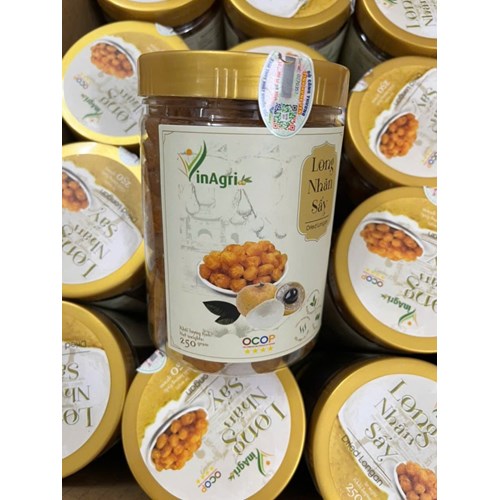 Long nhãn Hưng yên loại 1, hàng OCOP, đóng hộp 250gr