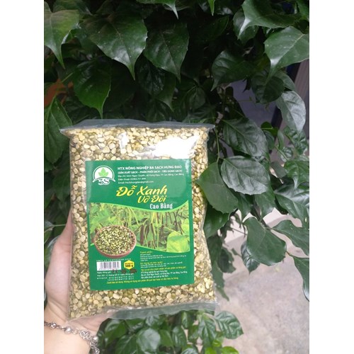 Đỗ xanh vỡ túi 500gr, HTX Hưng đạo Cao bằng.