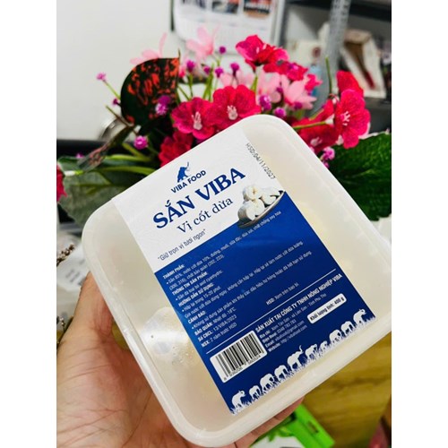 Sắn hấp cốt dừa VIBA 400gr cấp đông, bở thơm.