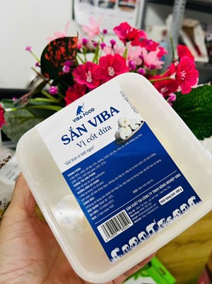 Sắn hấp cốt dừa VIBA 400gr cấp đông, bở thơm.