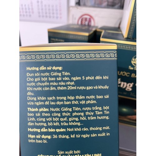 Nước bao sái, lau dọn ban thờ và vật phẩm phong thủy Giếng Tiên.