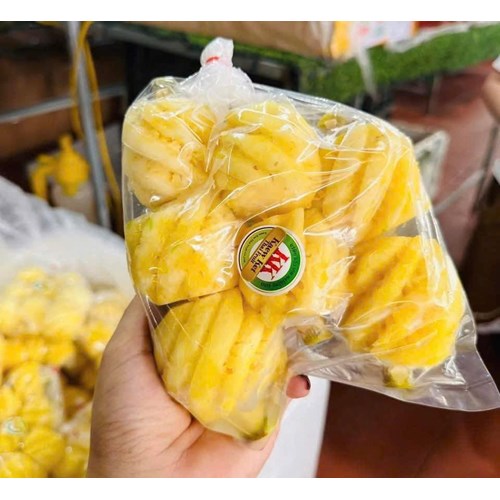 Dứa mật mini Thái lan gọt sẵn, túi 500gr. 