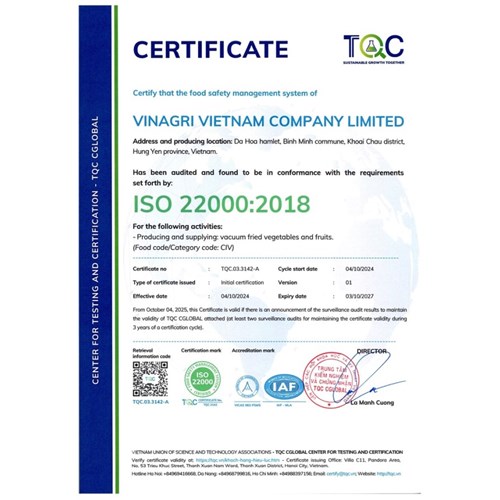 CỦ CẢI ĐƯỜNG SẤY ĐIỆN VINAGRI HÀNG OCOP TÚI 150GR.