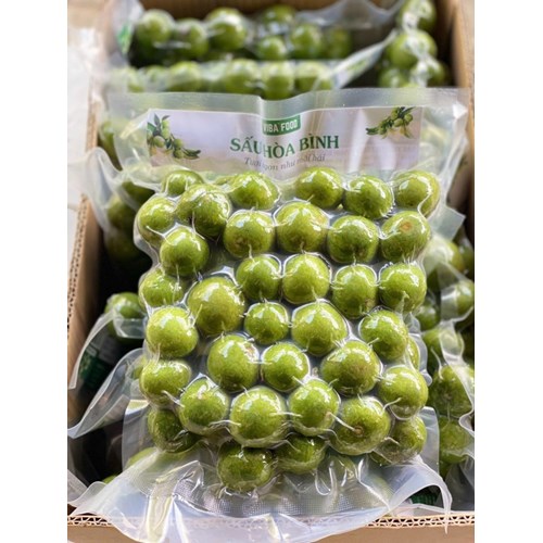 Sấu tươi cạo vỏ cấp đông, túi 500gr