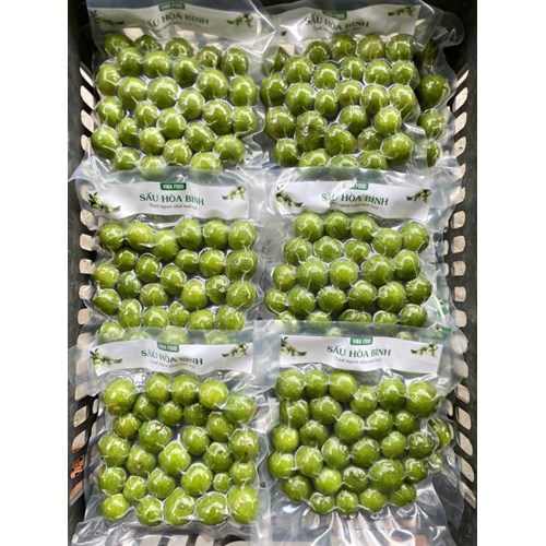 Sấu tươi cạo vỏ cấp đông, túi 500gr