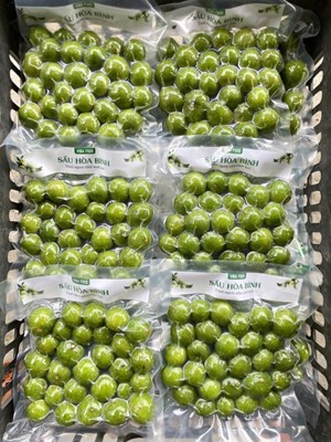 Sấu tươi cạo vỏ cấp đông, túi 500gr